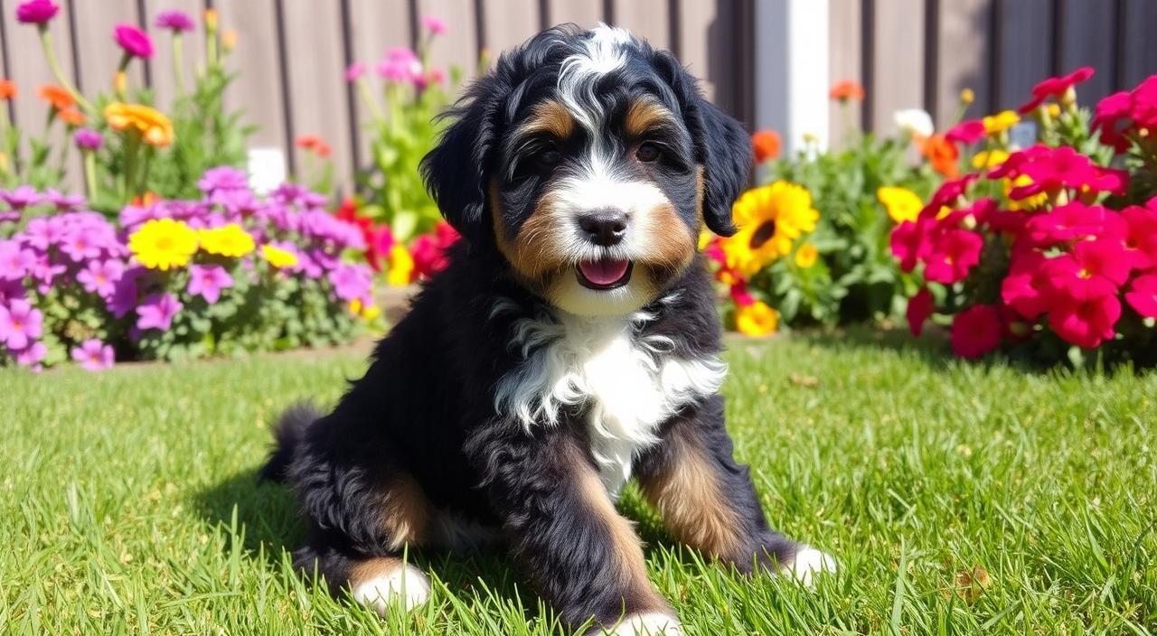 mini bernedoodle