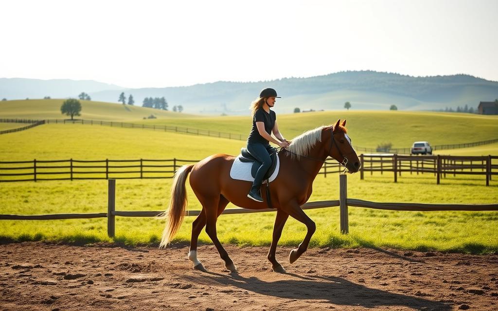 horse riding